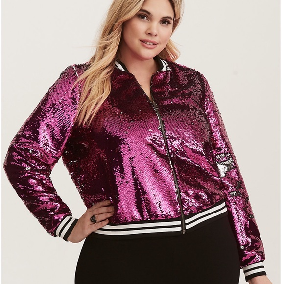 torrid sequin jacket